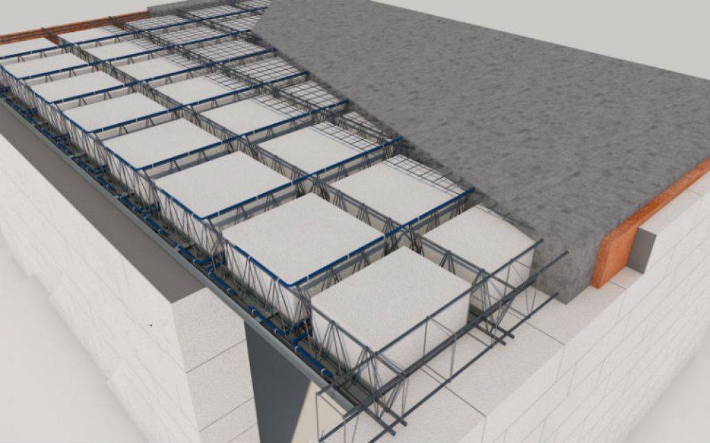 Сборное перекрытие из газобетона